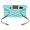 Teal Green, variant on Waist Server Aprons, Navy Blue Moire Aprons for Women with Pockets, Waitress Apron, Waiter Half Apron for Cooking Water Ripple Stripe Farmhouse
