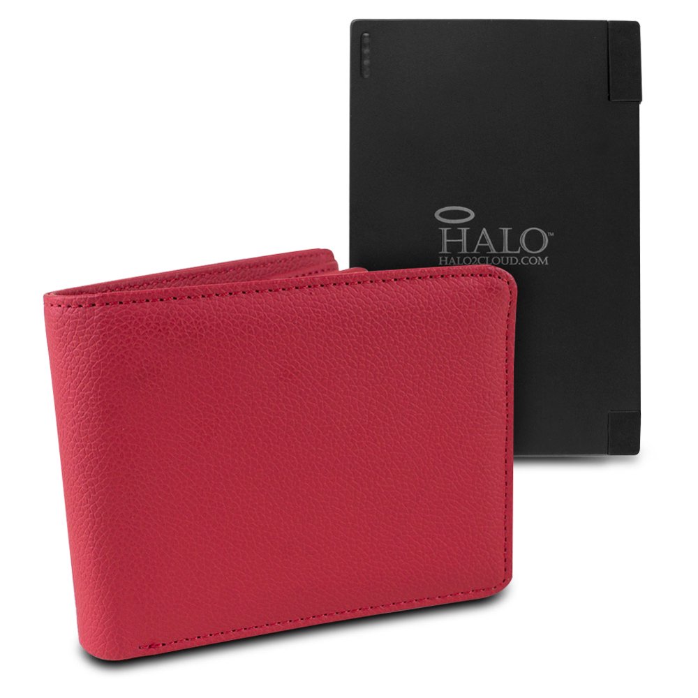 Halo2Cloud Halo Power Wallet 3000 Charger w/RFID Protection (Red