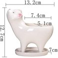 thumbnail image 2 of QYCX Plant Pot, Mini Ceramic Succulent Plant Pots with Drainage Tray, Cat Shaped Succulent Planter Pot Small Ceramic, 2 of 4