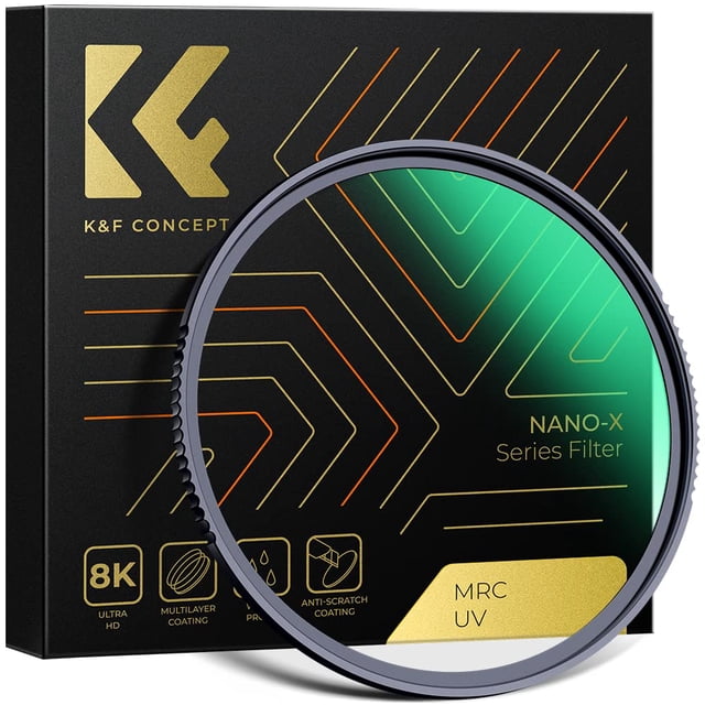 Filtro de protección UV K&F Concept 77 mm para lente de cámara