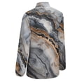 thumbnail image 5 of Marble Texture Long Sleeve Blouse Woman Streetwear Casual Shirts Summer Oversize Woman Streetwear Clothing Birthday Present, 5 of 7