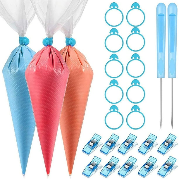Tipless Piping Bags Disposable Piping Pastry Bag for Royal Icing Bags