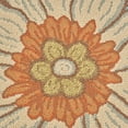 thumbnail image 2 of Noble House Romeo Indoor Floral 8 x 11 Area Rug, Blue, Brown, 2 of 3