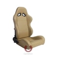 thumbnail image 3 of Cipher CPA1001 Beige Synthetic Leather Universal Racing Seats- Sold as a Pair, 3 of 7