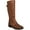 Brush Brown, variant on Baretraps Womens Alysha Faux Leather Tall Riding Boots