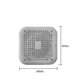 thumbnail image 3 of 2pcs/4pcs Hair Filter Sink Anti-blocking Strainer Bathtub Shower Floor Drain Stopper Silicone Kitchen Deodorant Plug Bathroom Accessories High Quality, 3 of 4