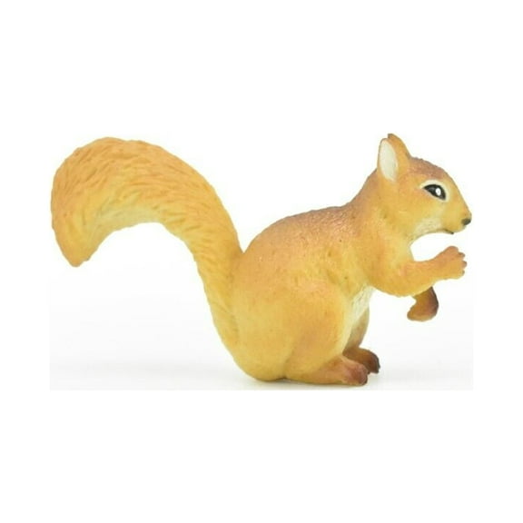 Realistic Squirrel Toy, Museum Quality Plastic Replica, Hand Painted 2 "