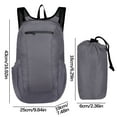 thumbnail image 3 of JingChun School and Hiking Backpack, Waterproof and Wear-resistant Lightweight Backpack Packable,Outdoor Travel Camping Daypack Foldable Back To School Supplies Sale, 3 of 5