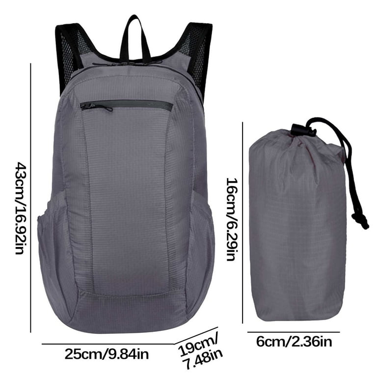 20L Lightweight Hiking Backpack Foldable Small Travel Backpack