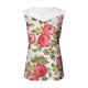 thumbnail image 4 of Camiseta sin mangas de encaje con estampado de mujer Camiseta sin mangas de empalme de cuello redondo Camiseta ligera y cómoda delgada OAVQHLG3B Store lin121212, 4 of 5