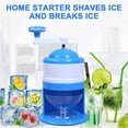 thumbnail image 1 of EQWLJWE Manual Ice Crushers for Home Useice Shaver and Snow Cone Machine, Premium Portable Ice Crusher and Shaved Ice Machine,Hawaiian Shaved Ice,Snow Cone and Shaved Ice Machine,Mini Ice Cutter, 1 of 9