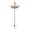 Pink, variant on 3 Layer Solar Fountain for Bird Bath Outside, Hanging Outdoor Water Feature with Solar Powered Cascade, Bird Bath Fountain for Garden Patio Yard, Decorative Circulating Bowl Attracts Wild Birds