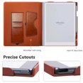 thumbnail image 2 of For Remarkable Paper Pro Case Card Slots Stand PC PU Leather E-Reader Cover with Pen Holder - Brown, 2 of 5