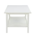 thumbnail image 5 of Linon Samantha Wood Coffee Table in White, 5 of 16