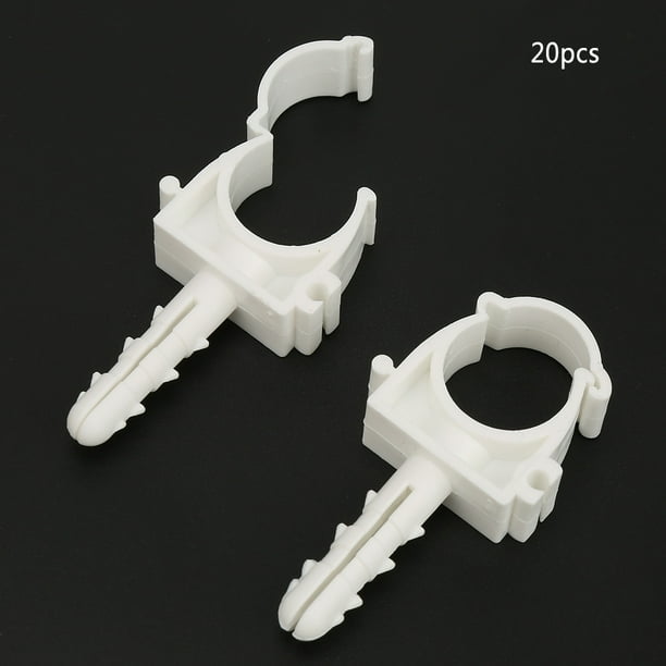 Plastic Pipe Clamp Durable U Shaped Plastic Wear resisting Water Pipe Clamp Practical For Water Pipe For Cable Pipe