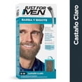 thumbnail image 3 of Just For Men Barba y Bigote, B-25 Tinte Castaño Claro para Las Canas de Barba y Bigote, paquete de 3, 3 of 6