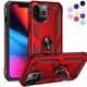 thumbnail image 1 of Entronix Funda con Anillo para iPhone 11 Pro: Funda con Anillo de Protección Resistente con Soporte Giratorio de 360°, Color Rojo, 1 of 6