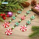thumbnail image 2 of 6 piezas de piruletas de bastón de caramelo de Navidad, palos de meteorito, carámbanos colgantes para árbol de Navidad, remolinos de menta para decoración del hogar, Año Nuevo, Navidad, 2 of 5
