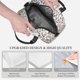 thumbnail image 3 of Easygdp Christmas Elements Caja de Almuerzo para Mujeres y Hombres, Bolsa de Almuerzo Insulada, Bolsas Reutilizables Impermeables para Viajes, Trabajo y Picnics, 3 of 7