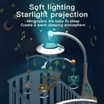 thumbnail image 7 of Baby Crib Mobile with Music and Lights Nursery Mobile Holder for Crib ,Baby Crib Carousel, Hanging Rotating Animals Rattles, Snap on musical Crib Toys for Boys Girls, 7 of 7