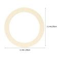 thumbnail image 4 of HERFIER 2Pcs Chic Wood Crafts Wreath Frames DIY Wreath Hoops Practical Wreath Making Rings 11.4x11.4x0.16in, 4 of 8