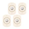 thumbnail image 3 of 4 ruedas giratorias autoadhesivas con rotación de 360 ​​grados para dormitorio Blanco, 3 of 9