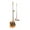 🥑 Orange_Hot#1816, variant on 3-Piece Rotating Broom and Dustpan Set with Soft Bristles and Foldable Storage for Home Cleaning