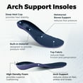 thumbnail image 4 of FitVille Mens Wide Slip on Walking Sneakers with Arch Support Breathable Hands Free Slip on Shoes for Men, 4 of 7