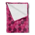 thumbnail image 2 of Dahlia Soft Flannel Fleece Blanket, Blooming Season Bouquets Beauty Fragrance of Chrysanthemum Composition, Cozy Plush for Indoor and Outdoor Use, 60" x 80", Hot Pink and Dark Purple, by Ambesonne, 2 of 5
