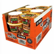 Nissin Hot & Spicy Noodle Bowl, 3.32 oz., 18-count