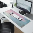 thumbnail image 2 of Large Pink Desk Mat,31.5x11.8 inches Mousepad with Ergonomic Desk Pad for Home Office Table Computer-Pink Stay Positive, 2 of 7