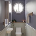 thumbnail image 3 of Pemberly Row White 18" Small Wall Mounted Ceramic Sink with Faucet Hole, 3 of 5