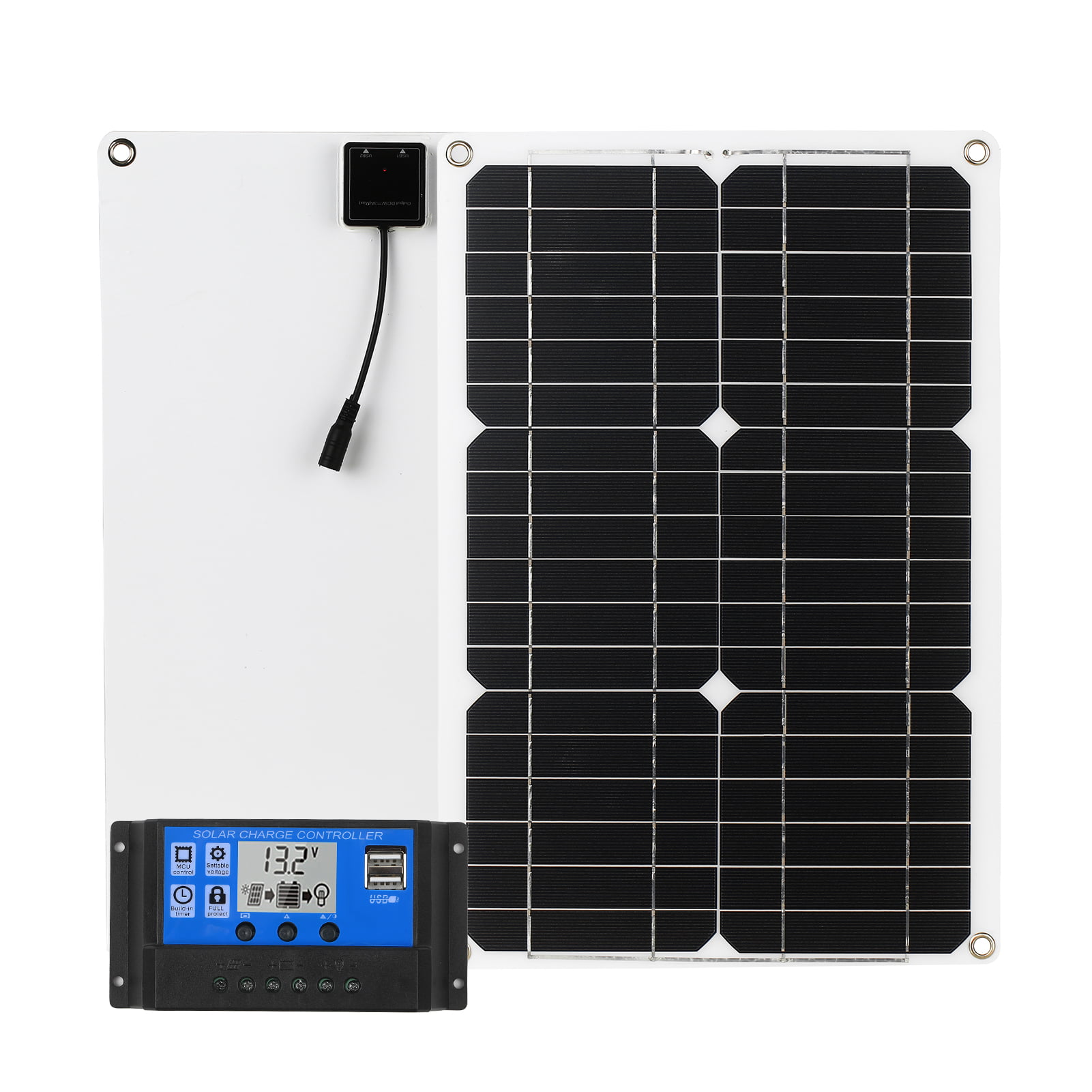 Details about   70W USB Solar Panel Folding Portable Power Charger Camping Travel Phone Charger