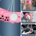 thumbnail image 6 of for iPhone 14 Plus Case Compatible with MagSafe, Ultra Slim Anti-Fingerprint TPU+PC Material Hybrid Shockproof Back Cover, Lightweight Anti-Scratch Drop Protective Phone Case - Rose, 6 of 6