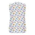 thumbnail image 5 of ITSAME Women's Summer Tank Tops Crewneck Floral Print Sleeveless Shirts Breathable Casual Tops Pink Size S, 5 of 6