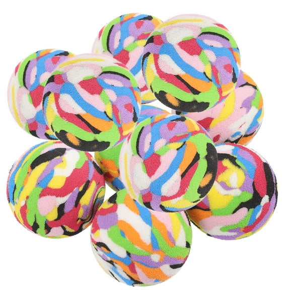 FRCOLOR Hemoton 10 Pcs Golfing Elastic Balls Professional Colored Wear Resistant Practicing Balls