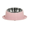 thumbnail image 4 of OATIPHO Non-Overturning Water Bowl Dog Pink Stainless Steel 1Set, 4 of 8