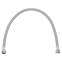 Uxcell 20" Faucet Supply Line Connector, G3/8 Female x G1/2 Male 304 Stainless Steel Water Supply Hose