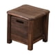 thumbnail image 2 of Taburete de almacenamiento de madera Taburete pequeño para el hogar Decoración Artesanía con forma redondeada 30cmx30cmx30cm, 2 of 9