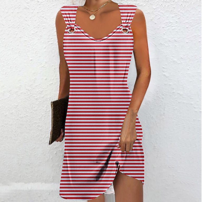 slim fit dress slacks Chrissy Striped Halter Maxi Dress main image 1