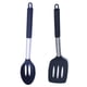 thumbnail image 1 of Juego de utensilios de cocina - 2 piezas de utensilios de silicona antiadherentes resistentes al calor con mango de acero inoxidable, 1 of 5