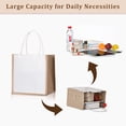 thumbnail image 5 of EppieBasic 6 Pack Burlap Tote Bags Bulk Reusable Gift Bags ,Burlap Tote Bags Bulk for Mother's Day Teacher,DIY Bridesmaid Tote Bags for Wedding, 5 of 6
