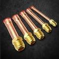 thumbnail image 4 of WINDLAND 4Pieces Copper Tube Brass Pipe Fitting For Air Conditioner 1/4" 3/8" 1/2" 3/4", 4 of 20