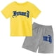 thumbnail image 3 of Ropa para niños con estampado de marca gótica, conjunto de camiseta y pantalones cortos de verano para adolescentes, 2 piezas, manga corta, moda informal para niños y niñas, 3 of 5