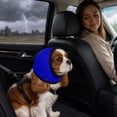 thumbnail image 5 of Noise Cancelling Ear Wrap, Dog No Shake Ear Muffs Noise Protection Firework Thunder Vacuum, Comfortable Quiet Dogs Calming Hoodie, Adjustable for Grooming Bathing & Swimming Hot Pink, 5 of 7