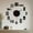 Black #0, variant on Vaidha Frameless DIY Wall Mute Clock Mirror Sticker Home Office Decor