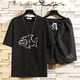 thumbnail image 4 of Conjuntos de pantalones cortos para hombre, ropa nueva a juego, camiseta ajustada para hombre, chándal 5xl, parte superior elástica con gráficos, ropa deportiva holgada, trajes deportivos, 4 of 5