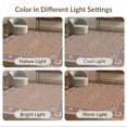 thumbnail image 7 of ODIKA 4'x6' Taupe Plum Traditional Medallion Washable Area Rug Ornate Geometric Floral Border Design With Central Diamond Motif Classic Non-Slip, Chair-Friendly, Flatwoven for Home Office, Under Desk, 7 of 7