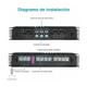 thumbnail image 3 of Amplificador de Audio para Auto Labg 4 Canales 12.0v Negro, 3 of 5