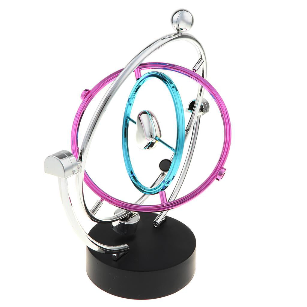 Electric Perpetual Motion Desk Toy Magnetic Executive Office Home Décor A605 